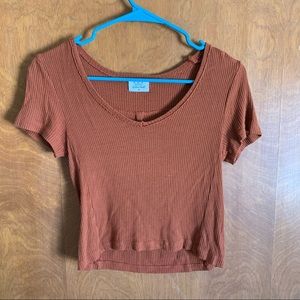 Burnt Orange Crop Top